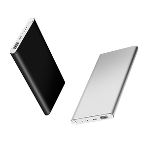 4000mAh Slim Clip khẩn cấp ngân hàng điện Mini Nhôm Trường hợp với Micro USB giao diện đầu vào tùy chỉnh Bạc Logo - Product Image 1