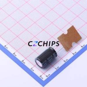 Condensador Electrolítico de Aluminio de Orificio Pasante 35ZLH470MEFCT810X16, Orificio Pasante, D10xL16mm 470uF 20% 35V 968mA-120Hz - Product Image 2