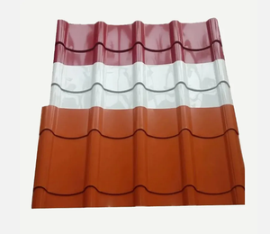 플레이트 루핑 시트 Ppgl 강철 사다리꼴 강판 PPGI 알루미늄 스틸 ASTM RAL 컬러 시트 금속 지붕 천장 전체 하드 SGCC - Product Image 5