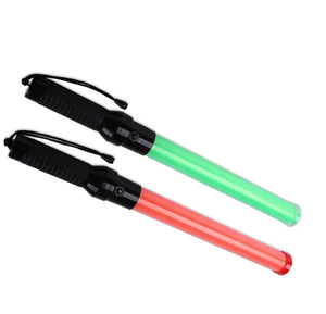 Bán buôn giá khô Loại pin 54cm Red/GREEN <span class=keywords><strong>LED</strong></span> giao thông Baton cho giao thông điều khiển - Product Image 5