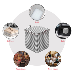 Túi đựng đồ vải cỡ lớn, dung tích lớn 100/140/180/210L, khuyến mãi, dùng để đựng chăn mền, quần áo, sắp xếp tủ quần áo, dùng trong gia đình - Product Image 3