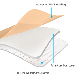 Parche para Úlceras por Presión, para Personas Encamadas, para Prevenir Úlceras por Presión, <span class=keywords><strong>Espuma</strong></span> de Silicona, Apósito Médico de <span class=keywords><strong>Espuma</strong></span> - Product Image 3