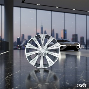 Cache-roue en alliage argenté de 16 pouces - Product Image 2