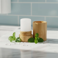 Prix d'usine, vente en gros, déodorant anti-transpirant naturel minéral en bois, déodorant solide, ensemble portable pour l'expédition, le shopping et la maison