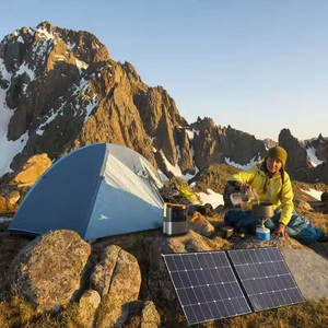 60W 18V có thể gập lại bảng điều khiển năng lượng mặt trời sạc cho máy tính xách tay, máy tính bảng, iPad, iPod, điện thoại thông minh, máy tính xách tay, và nhiều thiết bị kỹ thuật số - Product Image 4