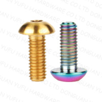 Vis Torx en titane Gr5, filetage métrique M5, finition nylon unie pour moyeu banjo KTM Q60