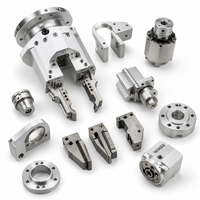Pièces d'assemblage d'effector robotique personnalisées en aluminium et acier inoxydable, usinage CNC, fournisseur OEM, ISO 9001, 0,005 mm, MOQ 1, Ra1.6µm, haute précision