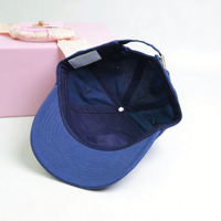 Casquette de baseball à visière courte de style nouveau, broderie plate personnalisée, casquette de baseball en coton pur à 5 panneaux
