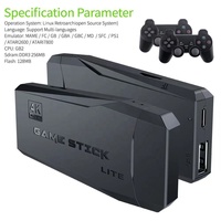 Nueva Consola de Videojuegos 4K HD de Alta Calidad, Consola Retro con Joysticks Inalámbricos, Videojuegos