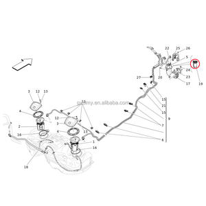 Geeignet für Maserati Ghibli Levante Quattroporte Neuer Hochwertiger Auto-Kraftstofffilter OEM 673001463 - Product Image 4