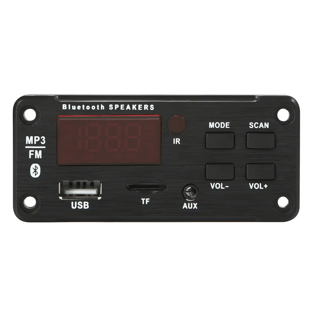 Big Color Screen Car Audio USB TF FM Radio Module Wireless 5V 12V MP3 WMA Decoder Board MP3 Player with Remote Control