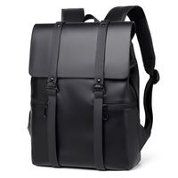 Sac à dos pour ordinateur portable à faible MOQ pour étudiants, en cuir PU imperméable, idéal pour les voyages d'affaires, le sport, les femmes et les hommes
