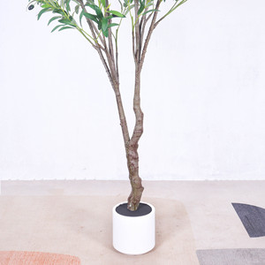 Arbre d'<span class=keywords><strong>olivier</strong></span> artificiel avec <span class=keywords><strong>pot</strong></span>, plante verte de grande taille <span class=keywords><strong>pour</strong></span> la maison, l'intérieur, l'extérieur, la fenêtre, la décoration des centres commerciaux - Product Image 2