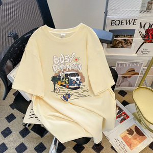 Camiseta gráfica informal de manga corta de talla grande, camiseta de verano con grafiti a la moda para <span class=keywords><strong>mujer</strong></span> - Product Image 4