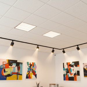 High Quality Modern Square <strong>PVC</strong> Vinyl Faced Artistic Ceiling Tiles Class Fireproof For Mall Suspended Ceiling Systems - Product Image 4