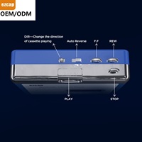 Reproductor de Casetes Bluetooth Portátil Ezcap215, Mini Walkman, Convertidor de Cintas Estéreo, Grabación MP3, Salida USB para Escuchar en Viajes