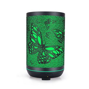 Diffuseur d'arômes en fer 350 ml, humidificateur d'huiles essentielles avec lumière LED pour chambre, bureau, hôtel - Product Image 3