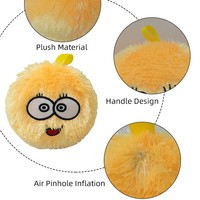 Ballon gonflable en peluche mignon et original, jouet rebondissant pour enfants de 4 à 6 ans, unisexe