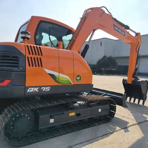 รถขุดขนาดเล็ก Doosan D75-10 มือสองจากเกาหลีแท้ น้ำหนัก 7.5 ตัน รถขุดไฮดรอลิกขนาดเล็ก ชั่วโมงการทำงานต่ำ - Product Image 1