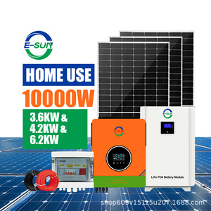Sistema de almacenamiento de energía solar todo en uno E-SUN de 10KW para uso doméstico con batería LiFePO4 y conexión híbrida a la red - Product Image 3