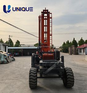 Nueva plataforma de perforación rotativa hidráulica tipo Rueda, máquina de perforación de pozos de agua, bomba de motor hidráulica, componentes de Motor, tipo de potencia de aire - Product Image 3