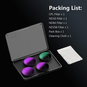 Amazear ND8,16, 32, CPL Kit de Filtros de Lente de Repuesto, Accesorios para Cámara para DJI OSMO Action6 (Solo Filtros) - Product Image 6