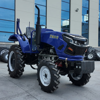 Mini tracteur 70HP 80HP 4x4, moteur diesel, compact, pour vergers, avec remorque pour transport agricole