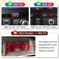 Reproductor de Radio para Auto STWEI con Android Auto y CarPlay Inalámbrico para Audi A6 C6 4f 2005-2011 MMI 2G 3G, Pantalla Táctil Multimedia Estéreo