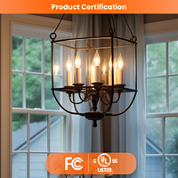Timeless Decor CA11 Milchweiße Dimmbare LED-Filament-Kerzenlampe 2W E12/E14 Glaslampe 2700K/3000K CRI90 250 Lumen