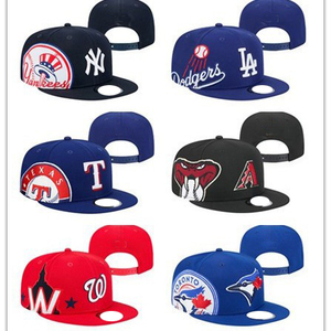 Vente en gros d'usine pour casquettes de baseball, broderie d'équipe de baseball, casquette ajustable, <span class=keywords><strong>snapback</strong></span> - Product Image 1