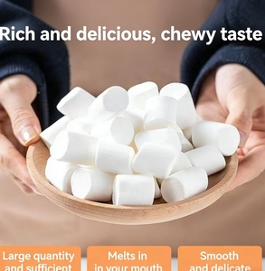 Complément de collagène gratuit Halal, <span class=keywords><strong>mini</strong></span> guimauves à la vanille, vente en gros, sucrées - Product Image 4