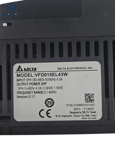 VFD015EL43W ไดรฟ์ความถี่แปรผัน 2HP สามเฟส 380V AC มอเตอร์ควบคุมความเร็วตัวแปลงความถี่แบบปรับได้ - Product Image 1