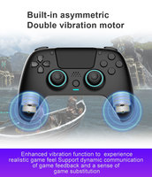 Control Inalámbrico C-Star CS-P4026 con Motor de Vibración y Bluetooth para PC/Android/iOS, Botones Programables, Giroscopio de Seis Ejes