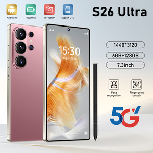Newly released S26 Ultra 5G smartphone 6GB+128GB <b>7</b>.3-<b>inch</b> dual card facial recognition high-definition game 78+108MP rear camera - Product Image 1
