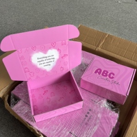 Boîtes d'expédition personnalisées avec impression de logo, double impression, luxe, pliables, en papier