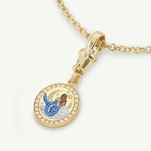 Yiwu DAICY новый дизайн в форме монеты Таро ожерелье из нержавеющей стали 18-каратное золото ожерелье Таро для женщин ювелирные изделия подарок - Product Image 6