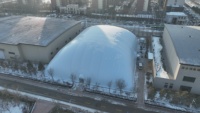 Dôme de fondation, Dôme gonflable, Tente gonflable, Structure soutenue par l'air, Dômes pneumatiques
