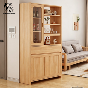 Meuble d'entrée en bois personnalisé avec logo, faible coût, petite quantité minimale de commande, expédition immédiate, fabriqué en Chine - Product Image 3