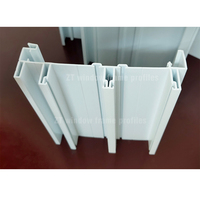 Profils de cadre de fenêtre en PVC écologiques personnalisés, rails coulissants, fentes pour cartes, design moderne, garantie 5 ans, cadres de portes/fenêtres