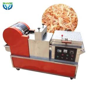 Automation Cuttlefish Shredding Roasting Machine Meat Squid Processing Machine