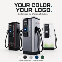 Station de recharge rapide pour véhicules électriques HAIDIRA, basse tension 220V DC, double connecteur
