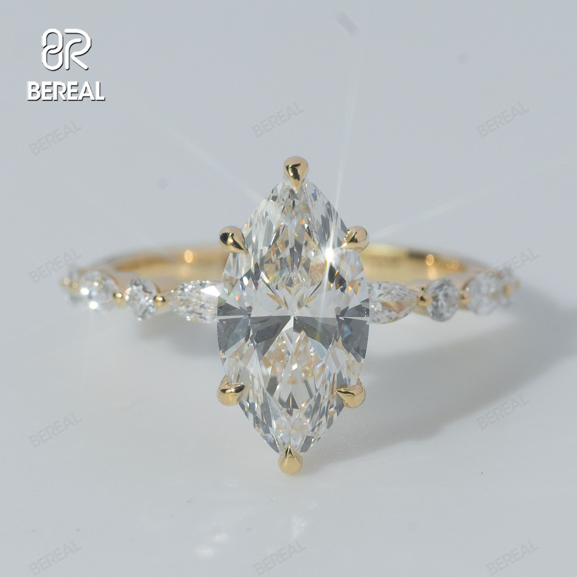 เงิน925 + VVS Moissanite