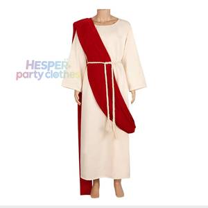 Disfraz de Sacerdote de Jesucristo para Hombre Adulto, Estilo Vintage Romano Griego, para Halloween, Fiesta, con Pantalones Cortos, Poliéster, Medieval, Renacentista - Product Image 1