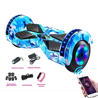 Expédition rapide, petites commandes acceptées - Hoverboard pour enfants, batterie au lithium, noir et bleu, scooter électrique intelligent à deux roues auto-équilibrant