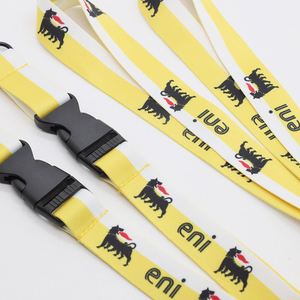 Custom Eco-Friendly Heat Transfer <b>Lanyards</b> Safety Breakaway Buckle Full Color Printed <b>Polyester</b> Neck Promotional Gift - Product Image 3