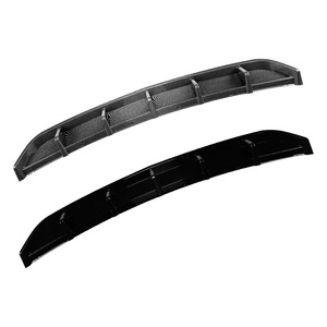 Diffuseur de pare-chocs arrière Amp-Z Volkswagen Vw Up, finition noir piano mat, texture carbone, style tuning, 2011-2015 - Product Image 3