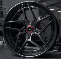 Jantes forgées sur mesure HT en 2 parties 5x130 compatibles avec Porsche 911 992 991 997 718 Taucan Cayenne 19 20 21 pouces, jantes en alliage haute résistance