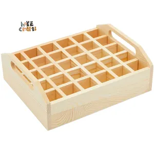 HOYE CRAFTS high quality storage box essential oils holder natural wooden box