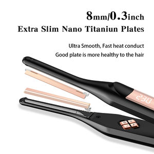 Lisseur à cheveux et <span class=keywords><strong>fer</strong></span> à friser 2 en 1 <span class=keywords><strong>Petit</strong></span> crayon <span class=keywords><strong>Fer</strong></span> à lisser plat - Product Image 4