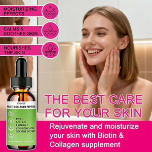 OEM/ODM Gotas de Péptidos de Colágeno Orgánico Bajo en Azúcar con Vitamina C, Apoyo para la Salud de Uñas y Cabello, Calma y Suaviza la Piel para la Belleza de Adultos - Product Image 6